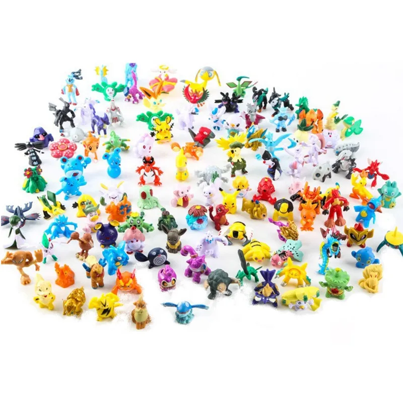 Kids Toys Japan - 2-3cm pokemon anime figura pikachu bonito