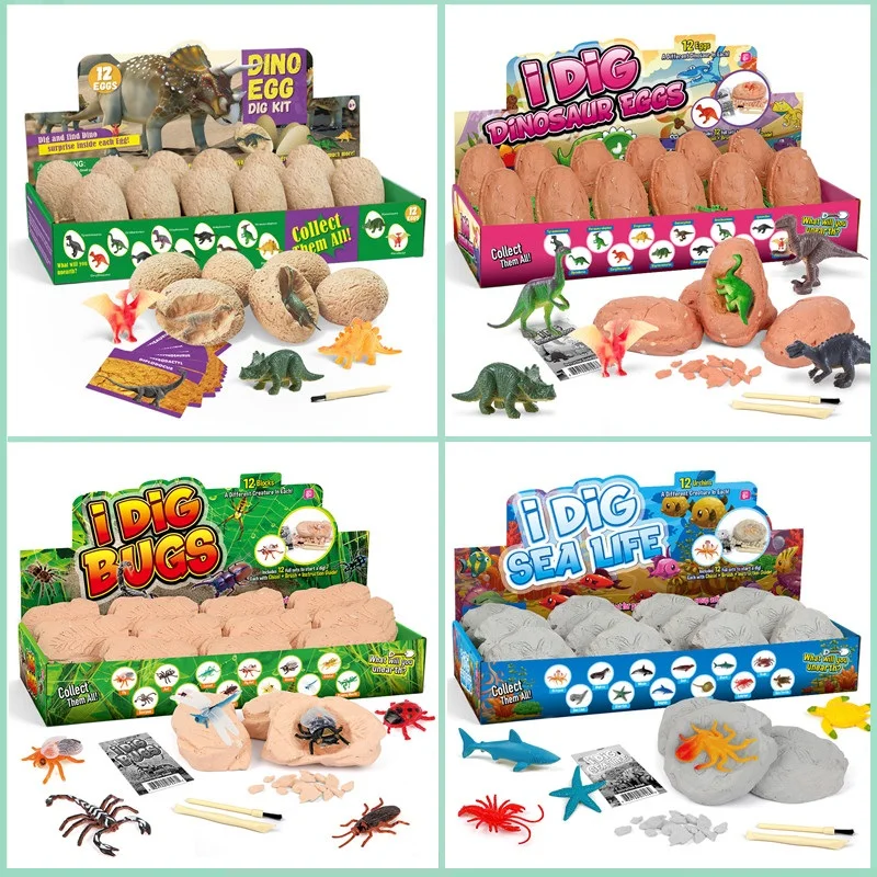 Kids Toys Videos - Kit de Escavação de Ovos de