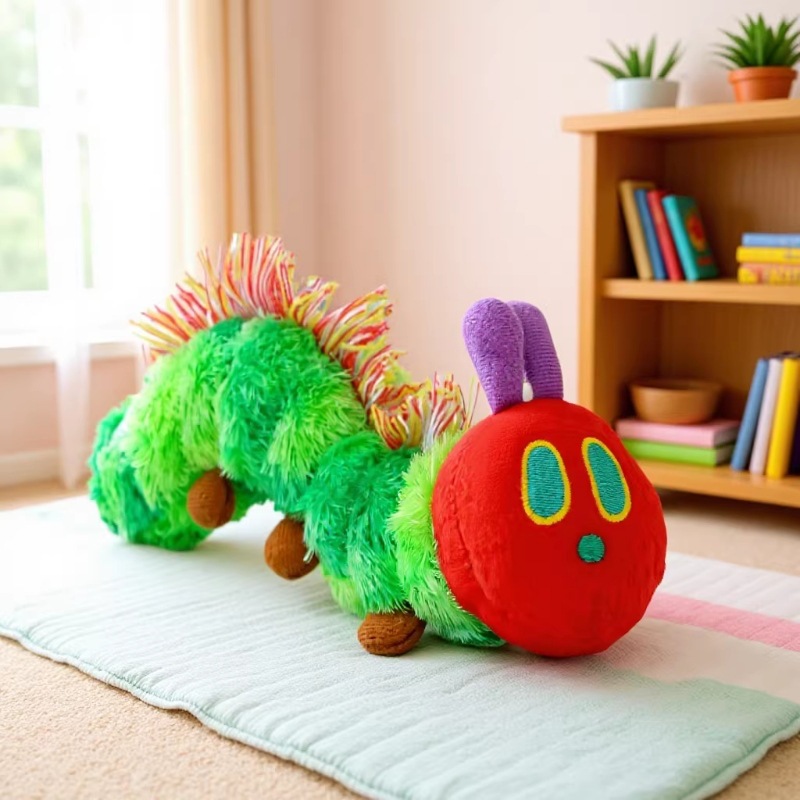 Kids Toys Very - Brinquedo de Pelúcia Lagarta Verde de