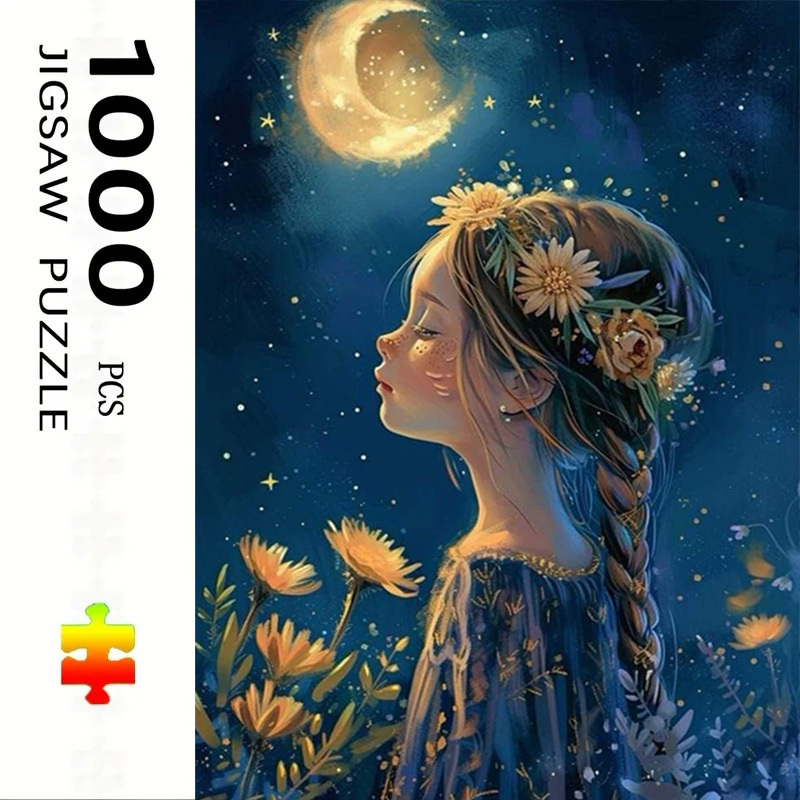 Kids Toys Under 500 - Quebra-Cabeça de 500/1000 Peças Menina Sob