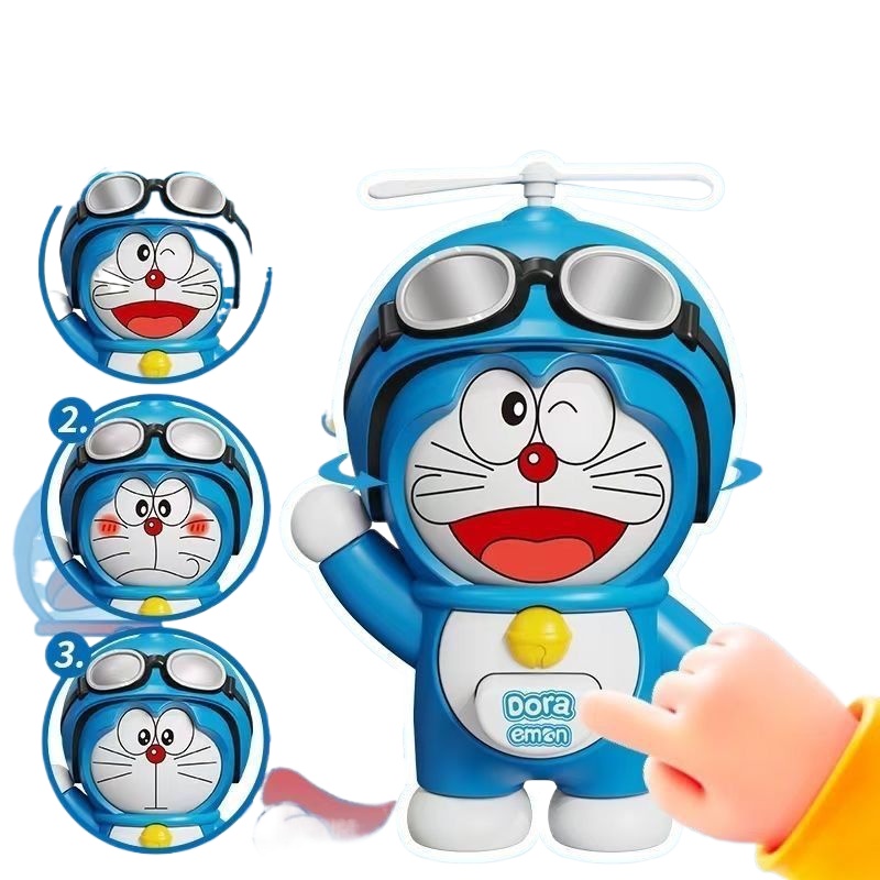 Kids Toys Idea - Boneco Doraemon que muda de rosto,