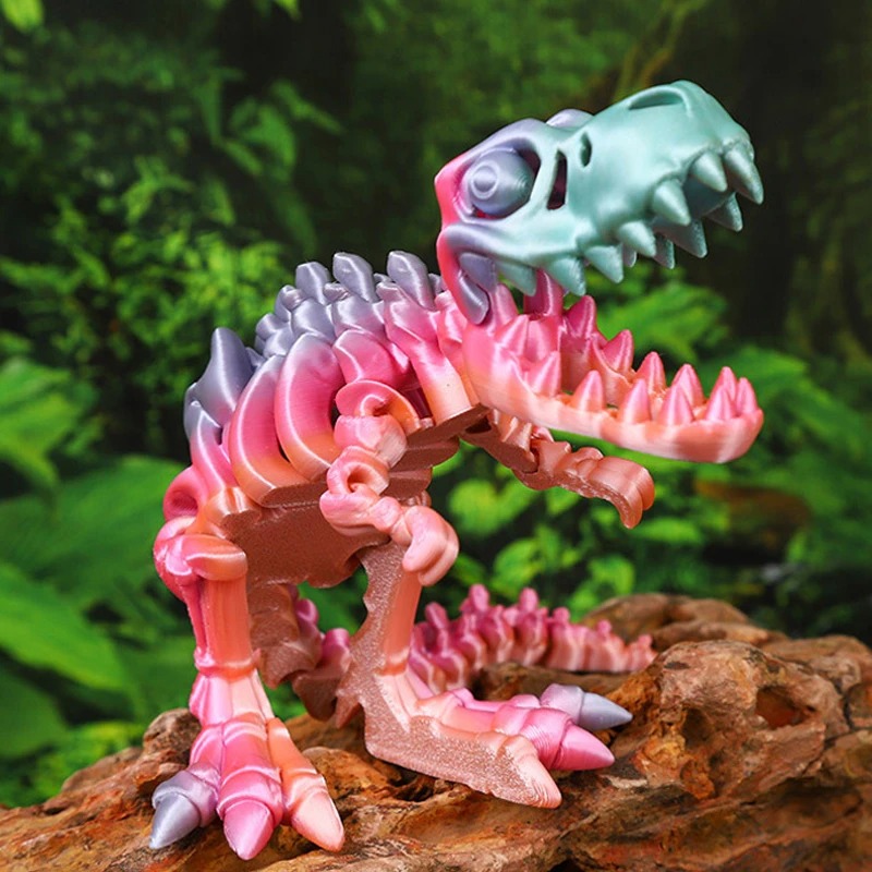 Kids Toys Videos - 3d impresso t rex animais estatuetas