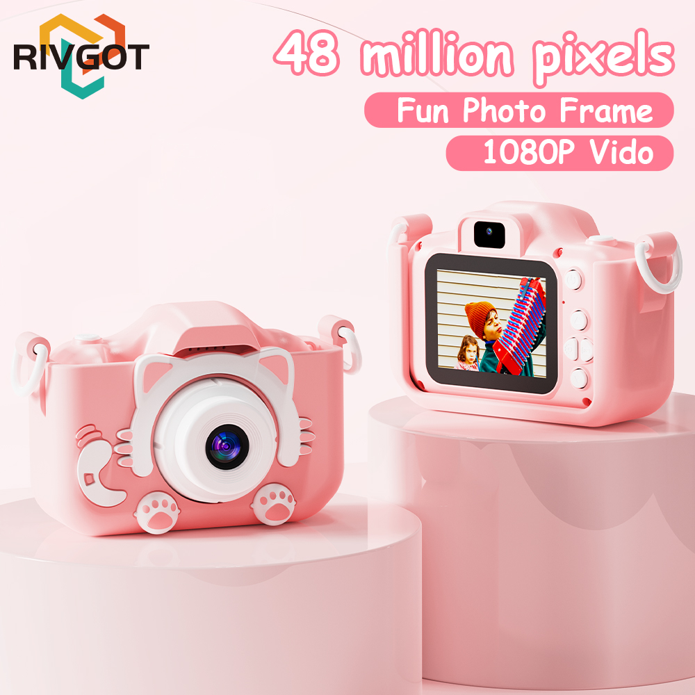 Kids Toys Videos - Câmera infantil para meninas 1080P HD
