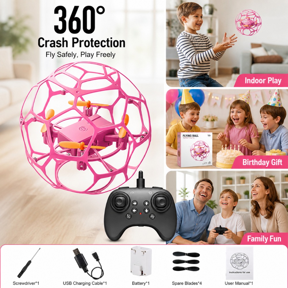 Drone RC em Forma de Futebol c - Kids Toys Under £5 avaliação e preço