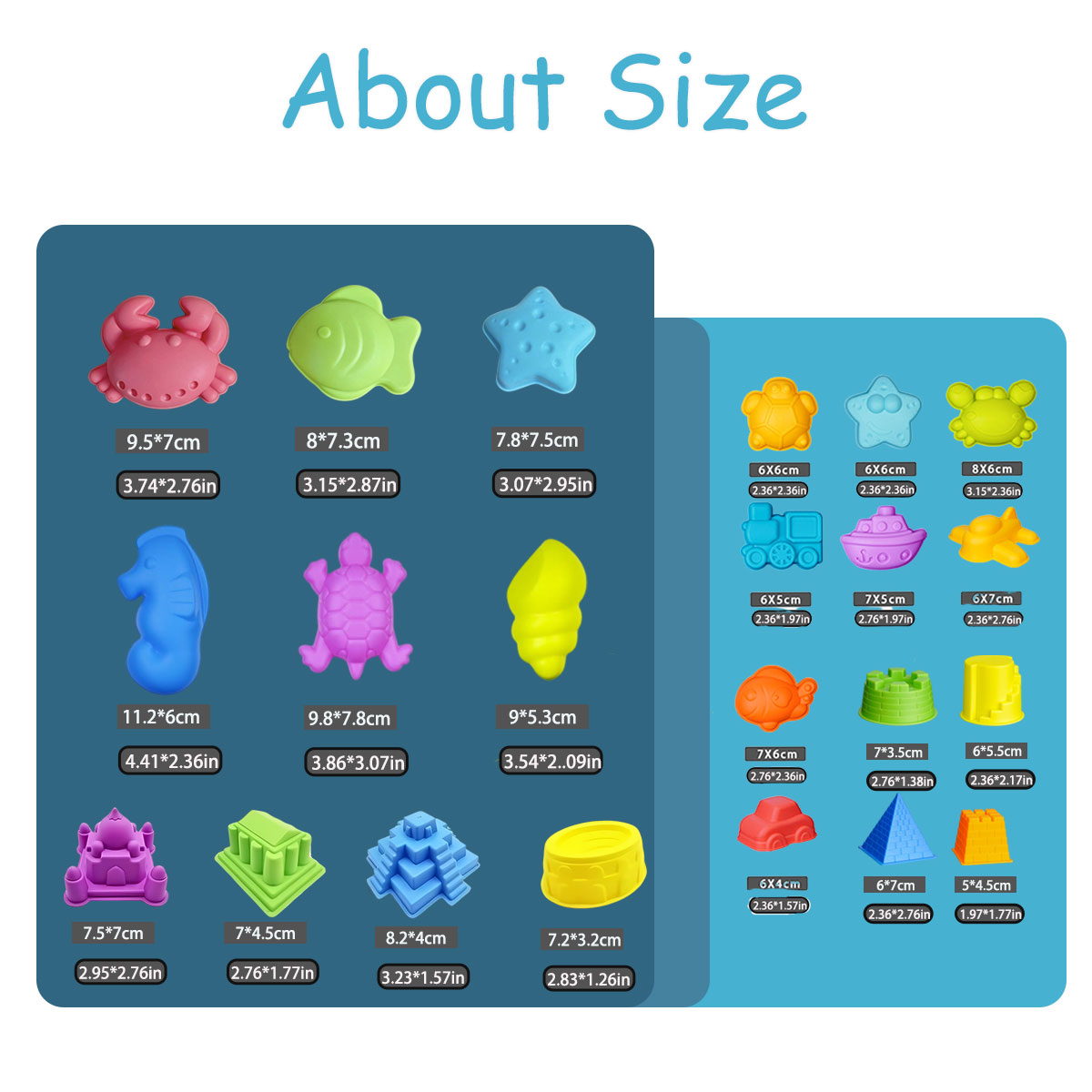 Conjunto de Moldes Criativos p - Kinetic Sand Mold avaliação e preço
