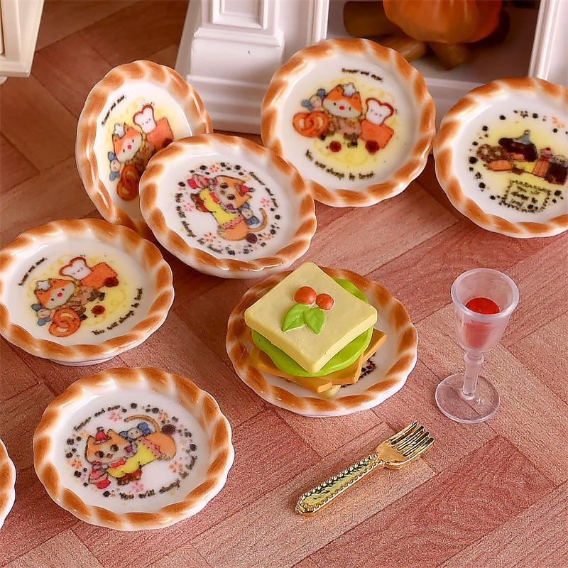 10 pçs/set casa de bonecas em  - Kids Toys Idea avaliação e preço