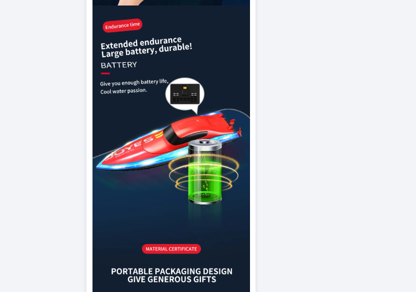 Barco RC de Alta Velocidade 30 - Kids Toys Under $10 avaliação e preço