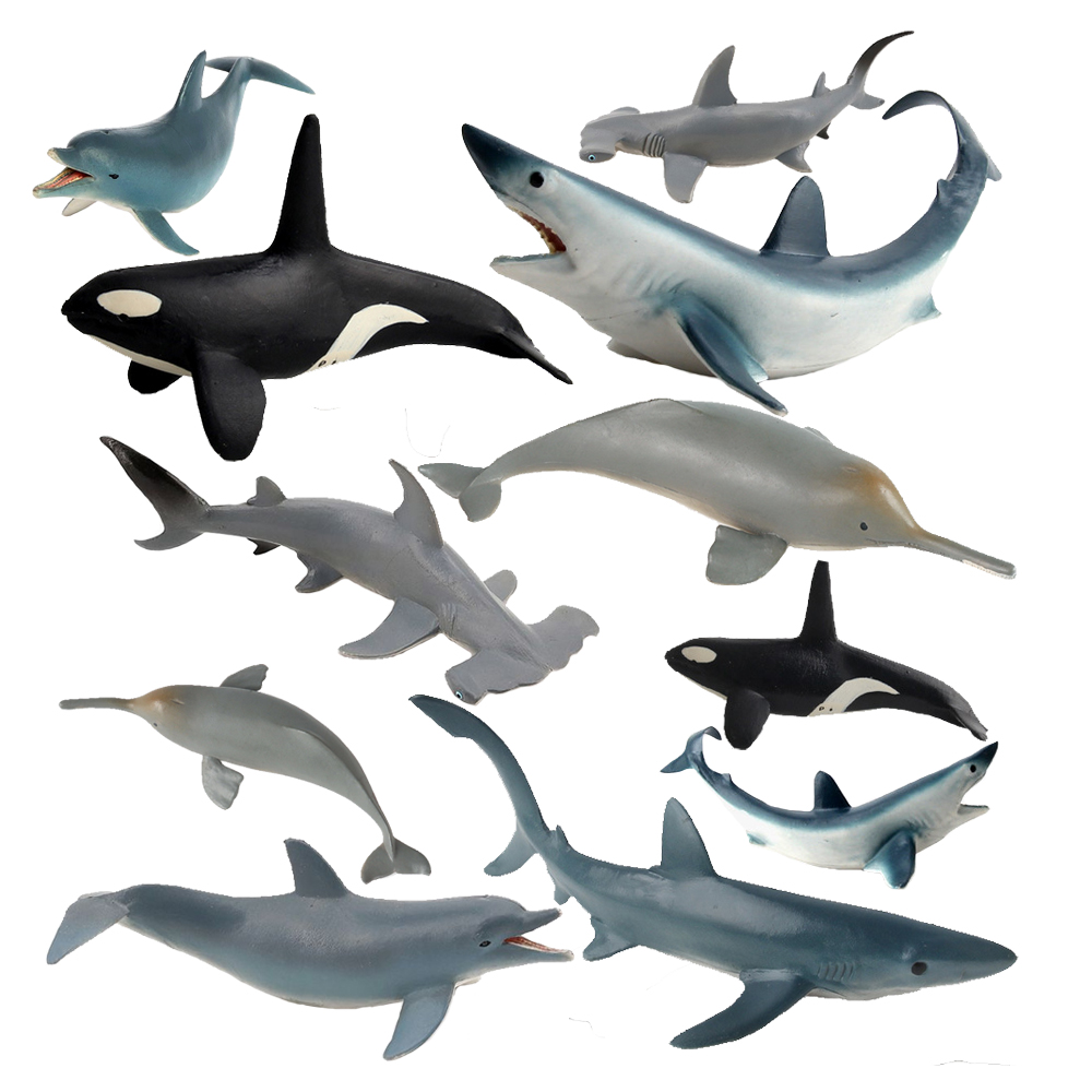 Estatuetas de animais marinhos - Kids Toys Under $10 avaliação e preço