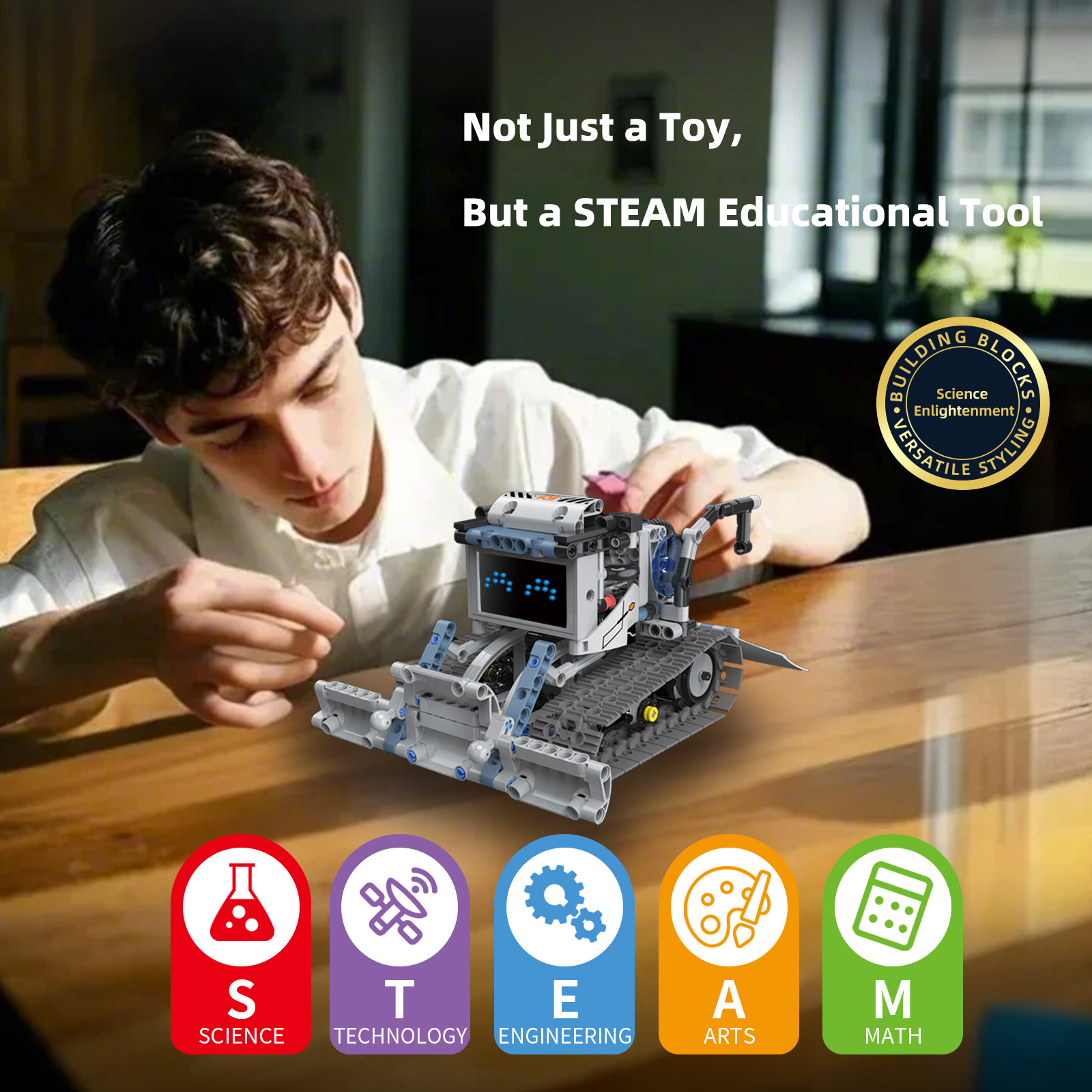 Kit de Construção de Robô 5 em - Kids Toys Under £5 avaliação e preço