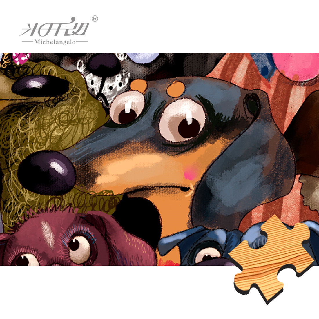 Michelangelo-quebra-cabeça de  - Kids Toys Under 500 avaliação e preço