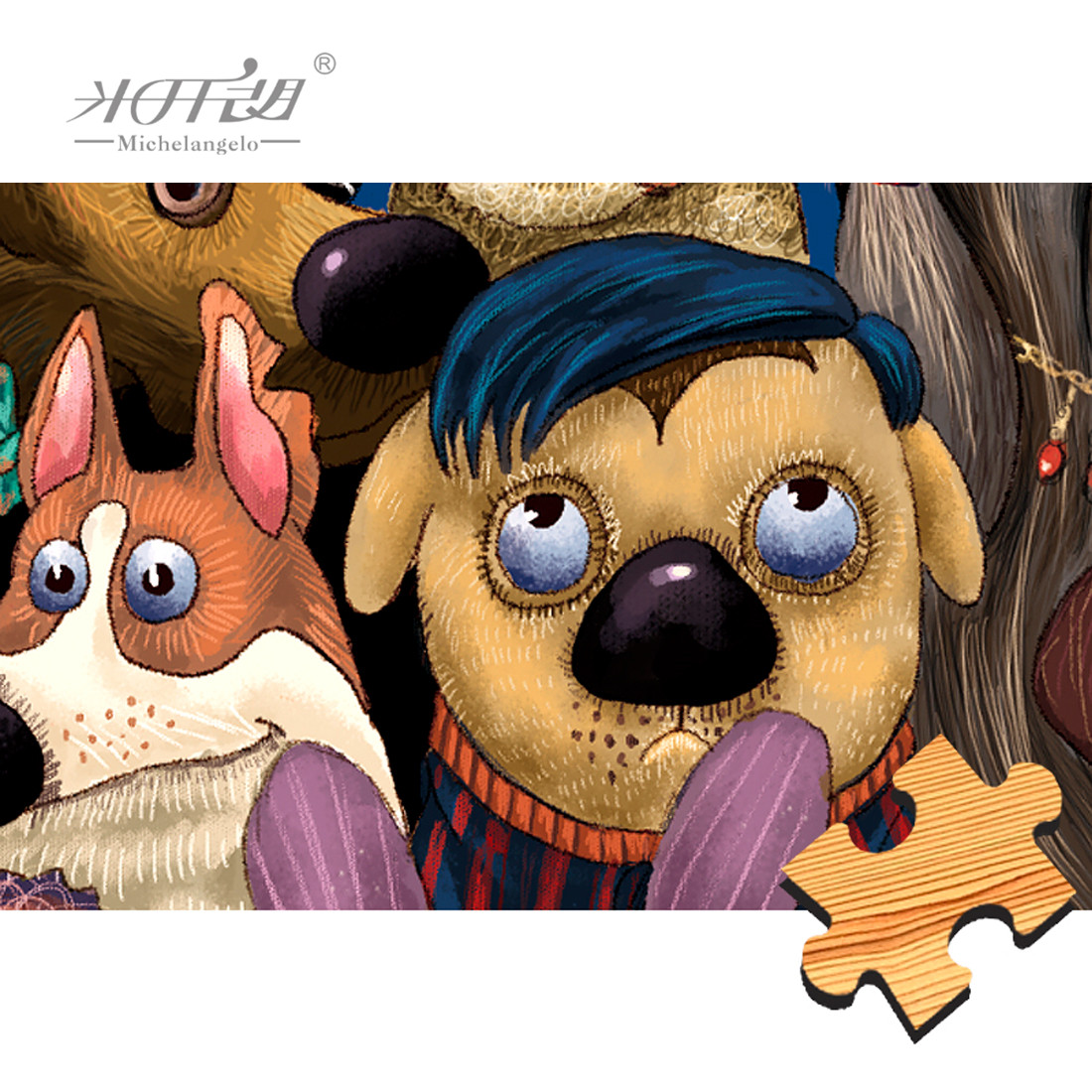 Michelangelo-quebra-cabeça de  - Kids Toys Under 500 avaliação e preço