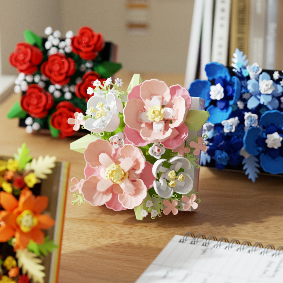 Rosa micro partículas de diama - Kids Toys Under 500 avaliação e preço