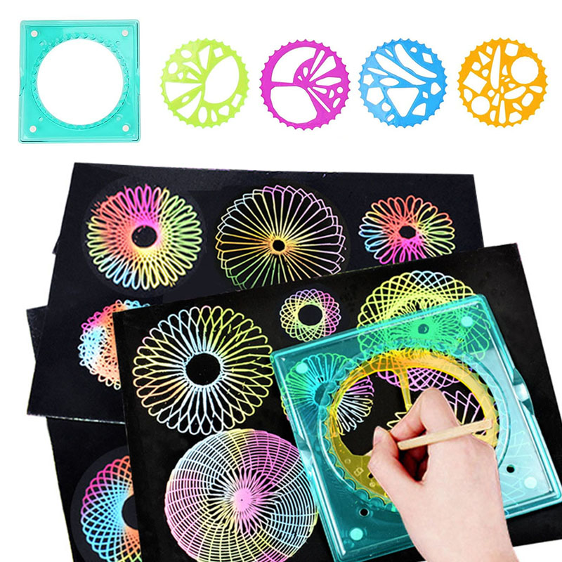 Régua Geométrica Espiral 5 em  - Kids Toys Under £5 avaliação e preço