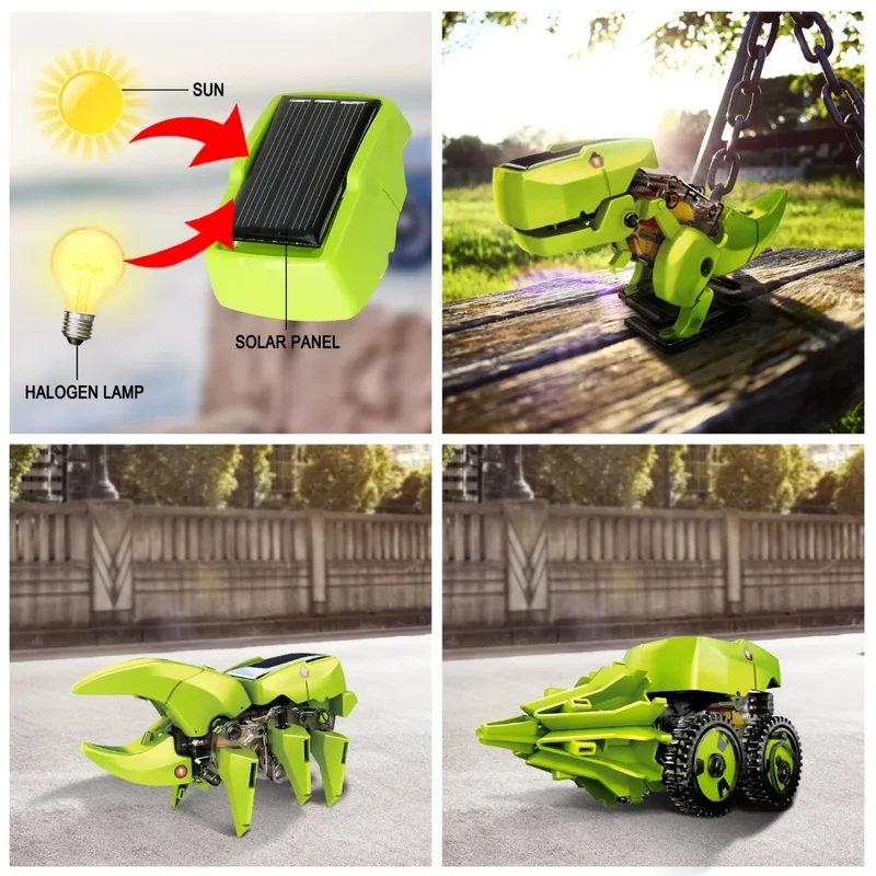Kit Robô Solar 3 em 1, Brinque - Kids Toys Under $10 avaliação e preço