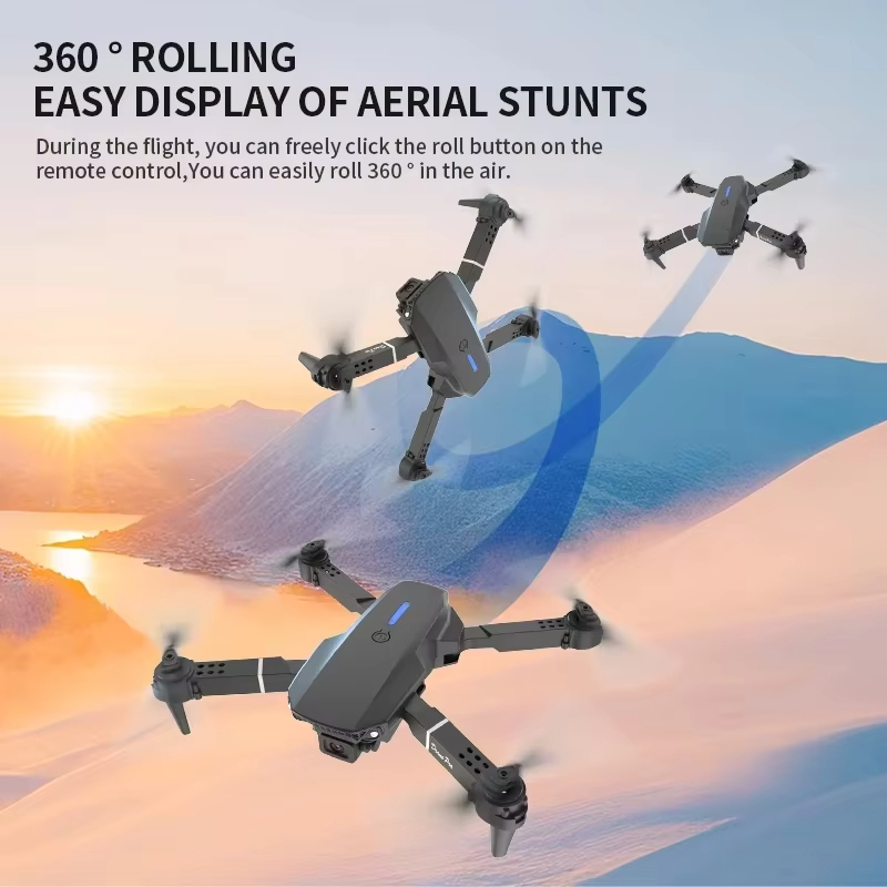 Novo Drone E88 2026 com Câmera - Kids Toys Videos avaliação e preço