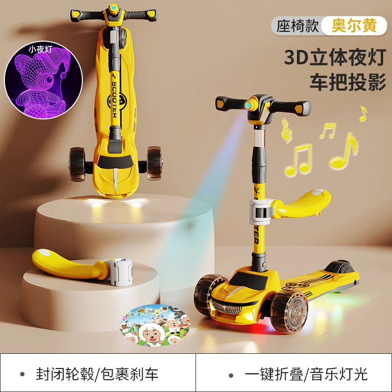 Patinete Infantil 3 em 1 com A - Kids Toys Scooter avaliação e preço